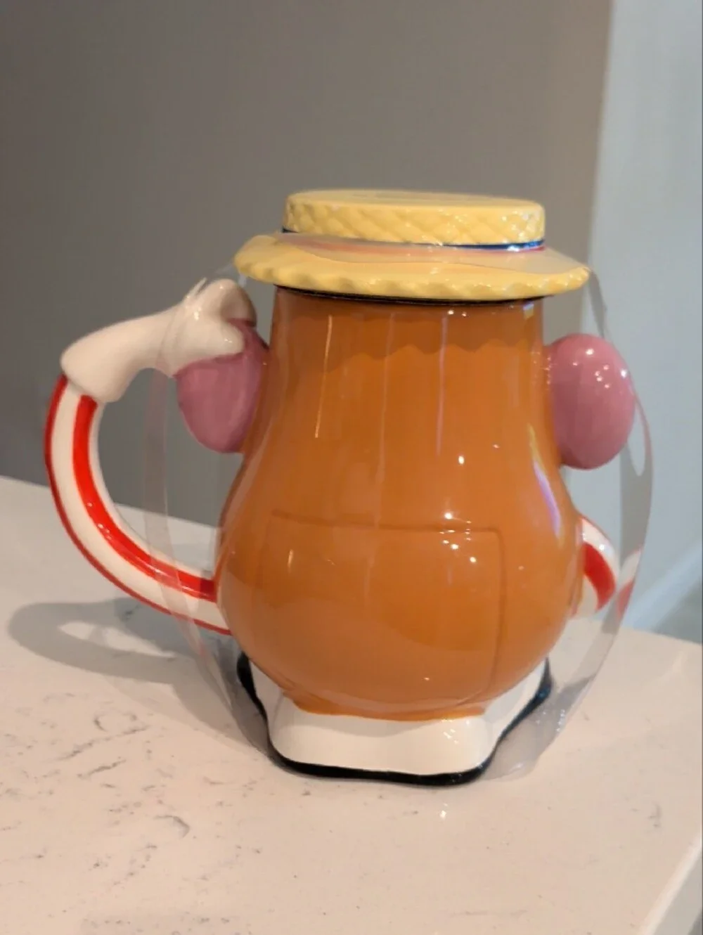 Disney Orange and White Character Ceramic Mug